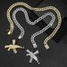 Hip Hop Explosive Full Diamond AK47 Machine Gun Domineering Pendant Men's Trendy Brand Long Creative Accessory_ipsvogv.com