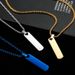 hot selling smooth stainless steel geometric three dimensional long strip can be engraved men's simple and fashionable titanium steel necklace_ipsvogv.com