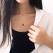 Women's Jewelry Fashion Geometric Stacked Malachite Chain Necklace_ipsvogv.com