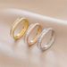 Flashing starry sky single and double row zircon titanium steel ring jewelry design light luxury couple diamond style does not fade_ipsvogv.com