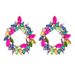 Big earrings horse eye glass diamond luxury earrings female temperament fashion jewelry_ipsvogv.com