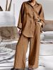 Women's Clothing nine quarter sleeve shirt loose pants two piece suit_ipsvogv.com