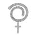 Popular Personality Cross Pendant With Alloy Dia Cuban Chain Religious Belief Hip Hop Necklace_ipsvogv.com