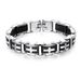 Men's Jewelry Personality Creative Jewelry Men's Bracelet Classic Cross Stainless Steel Silicone Bracelet Holiday Gift_ipsvogv.com