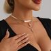 Ins Bohemian Retro Feng Shui Drop Snake Chain Collarbone Chain Personality Trend Multi-layer Necklace_ipsvogv.com