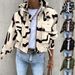 Women's Clothing autumn and winter new motorcycle jacket coat short tops _ipsvogv.com