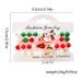 Christmas Soft Clay Pearl Beaded Fashion Bracelet Set Santa Claus Reindeer Pendant Party Unisex Wristband_ipsvogv.com