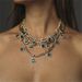 Luxury Full Diamond Neck Chain Female Niche Design Bride Shiny Luxury Rhinestone Necklace_ipsvogv.com