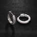 Cao Shi's Minimalist And Versatile Hip-hop Men's Buckles, Couple's Ear Rings, Niche Fashion Zircon Earrings_ipsvogv.com