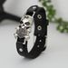 Personalized PU Punk Skull Men's Leather Bracelet_ipsvogv.com