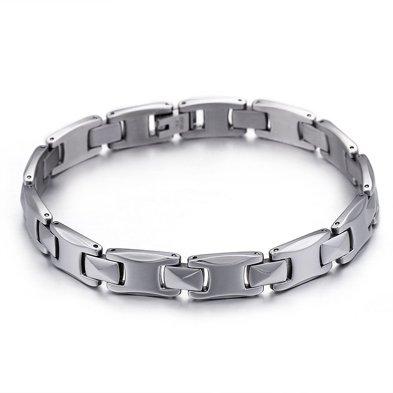 Men's Jewelry Classic Polished Gold Business Titanium Steel Bracelet Domineering Men's Bracelet_ipsvogv.com
