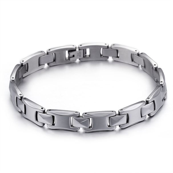 Men's Jewelry Classic Polished Gold Business Titanium Steel Bracelet Domineering Men's Bracelet_ipsvogv.com