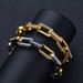 Bamboo Titanium Steel Bracelet Jewelry Fashion Men's Cuban Hip Hop Light Luxury Bracelet Women's Jewelry_ipsvogv.com