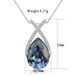Full Body S Pure Silver Austrian Crystal Women's Necklace Pendant_ipsvogv.com
