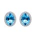 Unisex classic egg shaped zircon earrings with full diamond micro inlaid gold plated earrings hot selling jewelry_ipsvogv.com