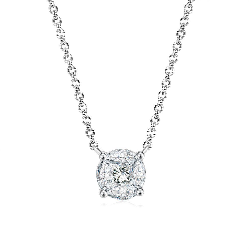 Women’s Jewelry Set Fashion necklace thread earrings for women color separated gold plated engagement jewelry set_ipsvogv.com