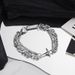 Cool Trend Star Couple Bracelet INS Niche Deign Internet Celebrity Acceorie Minimalit Hip-Hop Men' Jewelry_ipsvogv.com