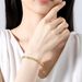 Women's Jewelry K Copper Inlaid Zircon Tennis Chain Fashion Design Dating Commuting Open Adjustable Bracelet_ipsvogv.com