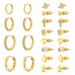 Women’s Jewelry Set Fashion Hot Sales Real Gold Brass Electroplating Personalized Creative Five Pointed Star Earrings Earrings Set_ipsvogv.com