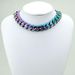 15mm 316L Stainless Steel Man's Woman's Rainbow Iridescent Hip Hop Clavicular Chain Necklace_ipsvogv.com