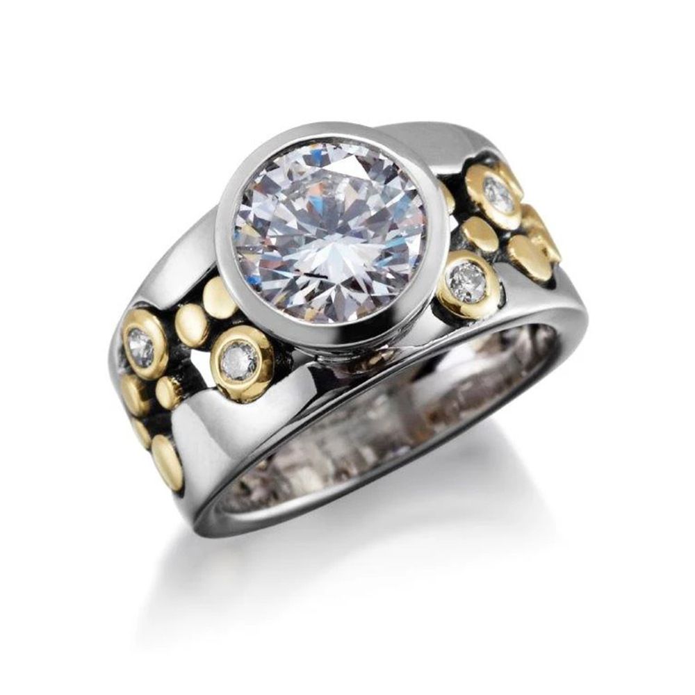 Cao Shi's ethnic style creative hollow out zircon ring trend personalized index finger ring_ipsvogv.com