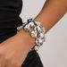 Fashionable Exaggerated Irregular CCB Beaded Women's Personalized Geometric Round Bead Bracelet_ipsvogv.com