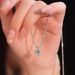 Sparkling Zircon Necklace Women, Niche Design, High-end Pendant, Exquisite Luxury Collarbone Chain, Gift For Girlfriend_ipsvogv.com
