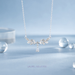 Laurel Goddess Necklace For Female Niche Design, Light Luxury Zircon Collarbone Chain, Ins Style Wheat Ear Pendant_ipsvogv.com