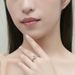 Silver Moissanite Diamond Ring Fashion Celebrity Style Small Lily Of The Valley Female Elegant Small Fragrance Style Temperament Finger Ring_ipsvogv.com