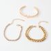 Jewelry Retro Gold Multi Layer Chain Bracelet For Women Exaggerated Trendy Street Shooting Bracelet_ipsvogv.com