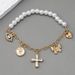 Women's Jewelry Alloy Bracelet Fashion Personality Pearl Chain Hand Jewelry_ipsvogv.com