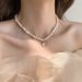 Baroque Natural Freshwater Pearl Necklace, Neck Women's Beads, 2023 Style, Trendy, Light Luxury, Niche, Clavicle Chain,_ipsvogv.com