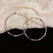 Niche Fashion Simple Exaggerated Metal Twisted Large Hoop Elegant Versatile Light Luxury Minimalist Style Silver Needle_ipsvogv.com
