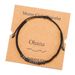 Hot Selling Morse Code Bracelet Creative Black Iron Stone String Wood Beads Hand Woven Card Couple Bracelet_ipsvogv.com