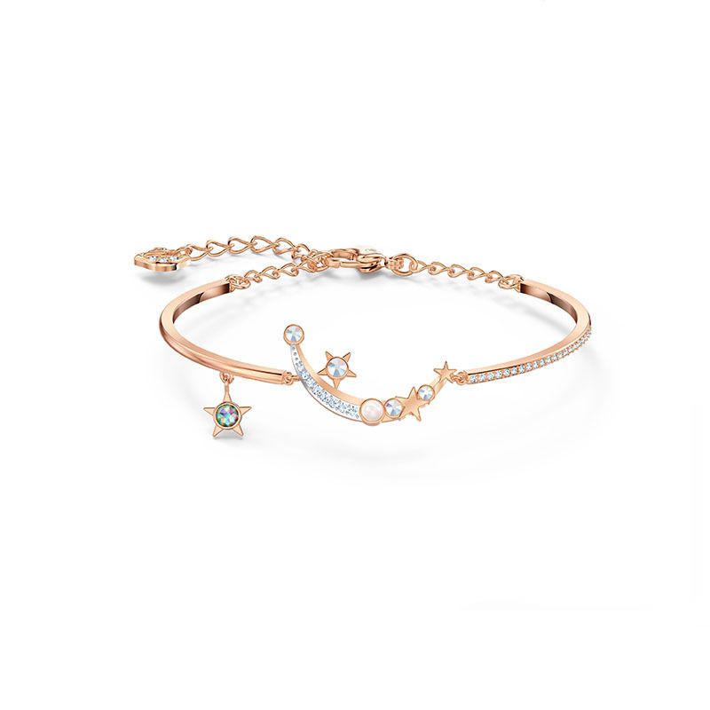Starry Night Sweet Words Bracelet Female Element Crystal Star Moon Bracelet_ipsvogv.com