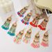Women’s Jewelry Set FashionRetro Ethnic Style Net Celebrity Earrings For Women Style Tassel Earrings Long Style Personality Rice Bead Earrings_ipsvogv.com