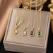 Fashion Accessory Design, Colorful Women's Trend, Gold-plated Hip-hop Necklace, Collarbone Chain_ipsvogv.com