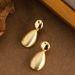 Fashionable And Minimalist Metal Feng Shui Drip Design Pendant Earrings, Women's Light Luxury Temperament, Personalized_ipsvogv.com