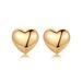 Gold Earrings for Women Heart Shaped Rose Gold Earrings K Love Simple Fashion Earrings_ipsvogv.com