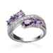 Cao Shi's French Romantic Purple Zircon Ring, Light Luxury And Luxury, Noble Style Accessories, Queen Rings_ipsvogv.com