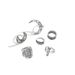 Jewelry New Joint Exaggerated Hollow Moon Arrow 6-piece Set Ring_ipsvogv.com