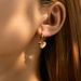 Heart Shaped Earrings Retain Color Trendy Style Plated With K Real Gold. Classic Style All Match Business Chic Simple Earrings_ipsvogv.com