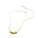 Gold Glossy Bubble Letter Series Necklace Mother's Day MAMA Pierced English Letter Clavicle Chain_ipsvogv.com