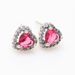 Women's Jewelry Noble Heart Earrings Fashion Items Retro Red Heart Shaped Earrings Female Surprise Gift_ipsvogv.com