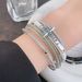 Bohemian Cross Multi-layer New Exotic Ethnic Style Diamond Leather Bracelet, High-end Feel_ipsvogv.com