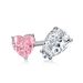 Wedding Series S Sterling Silver Ring Women's Pink Zircon Design Sense, Temperament Fashion Handicraft_ipsvogv.com
