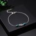 Decorative Personalized Leaf Chain Wearing Turquoise Fashionable And Creative Beach Foot Accessories_ipsvogv.com
