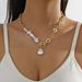 Multi Layered Irregular Necklace, Shaped Baroque Pearl Necklace Jewelry With A Sense Of Luxury_ipsvogv.com