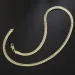 2025 New Arrivals KCRLP Sterling Sier 5MM Gold Sideways Chain Necklace for Woman Men Boy Fashion Wedding Engagement Jewelry Gifts_ipsvogv.com