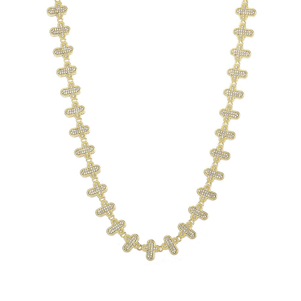 Jewelry Sets Hip Hop 13MM Full Diamond Necklace Men And Women High End Jewelry Necklace Men And Women Necklace Bracelet_ipsvogv.com